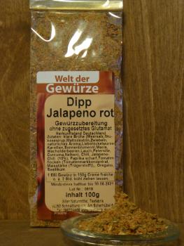 Dipgewürz Jalapeno rot