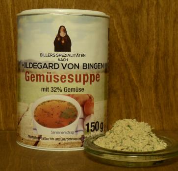 Gemüsesuppe mit 32% Gemüse nach Hildegard von Bingen