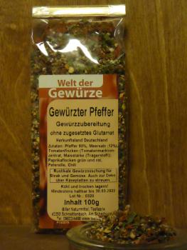 Gewürzter Pfeffer