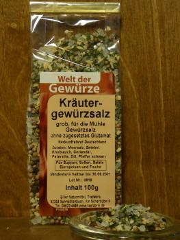 Kräutergewürzsalz für die Mühle