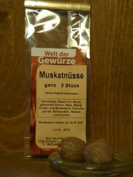 Muskatnüsse 3 Stück