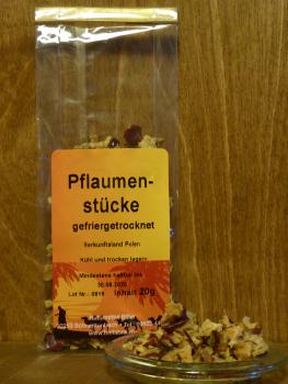 Pflaumenstücke gefriergetrocknet 20g