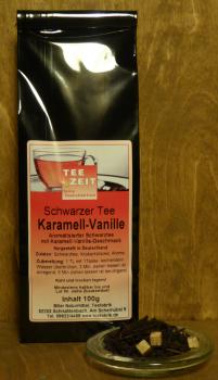 Aromatisierter Schwarztee Karamell-Vanille