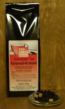 Aromatisierter Schwarztee Karamell-Krokant