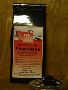 Aromatisierter Schwarztee Pinacolada