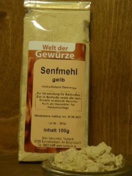 Senfmehl gelb