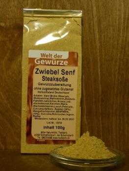 Zwiebel Senf Steaksoße