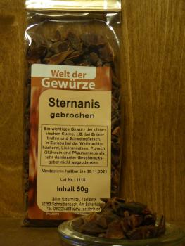 Sternanis gebrochen