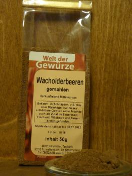 Wacholderbeeren gemahlen