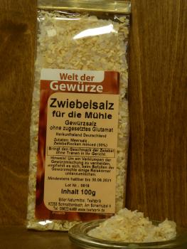 Zwiebelsalz für die Mühle