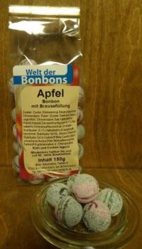 Bonbon Apfel mit Brausefüllung
