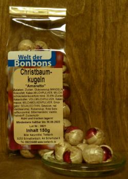 Bonbon Christbaumkugeln "Amaretto"