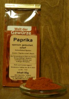 Paprika, spanisch, geräuchert, scharf