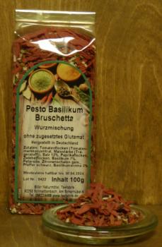Pesto Basilikum Bruschetta, 100g Tüte