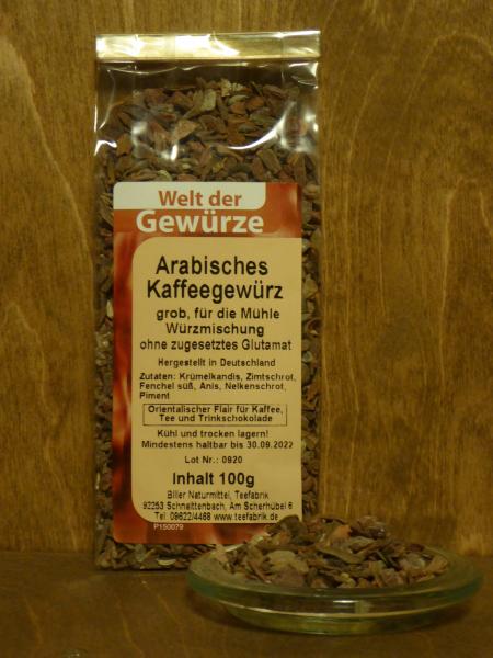 Arabisches Kaffeegewürz, grob, für die Mühle