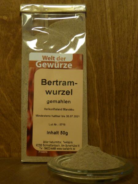 Bertramwurzel gemahlen