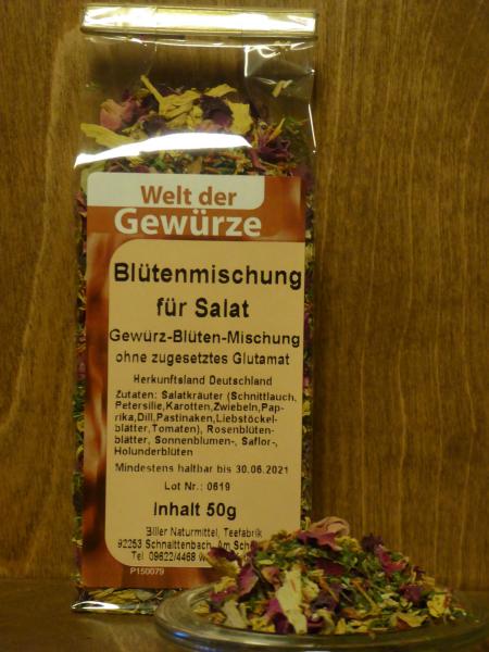 Blütenmischung für Salat