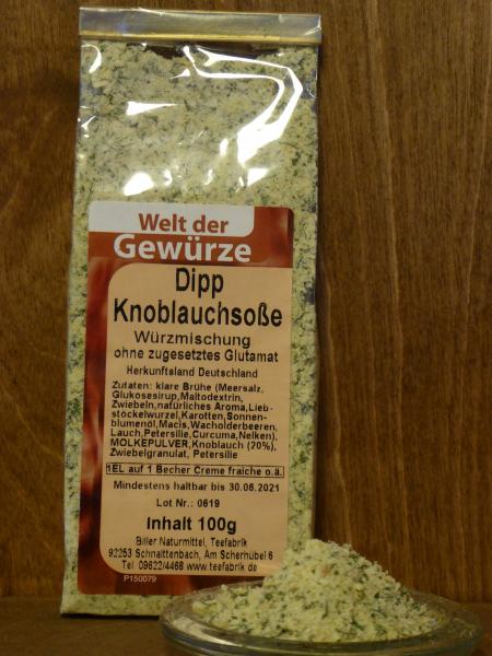 Dipgewürz Knoblauchsoße