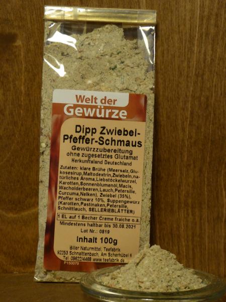 Dipp Zwiebel-Pfeffer-Schmaus