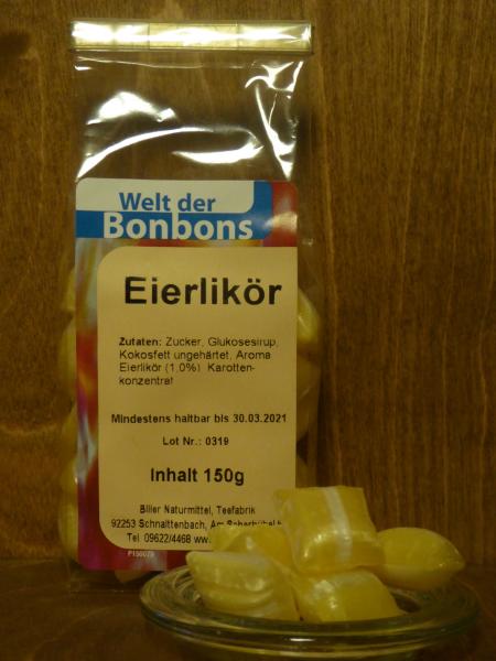 Bonbon Eierlikör, gefüllt