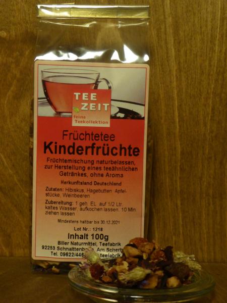 Früchtetee Kinderfrüchtetee