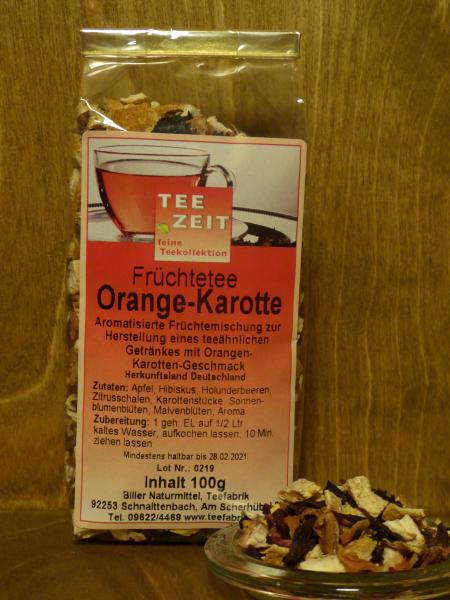 Früchtetee Orange-Karotte (Kiloware)