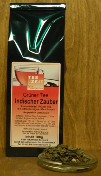 Grüner Tee Indischer Zauber