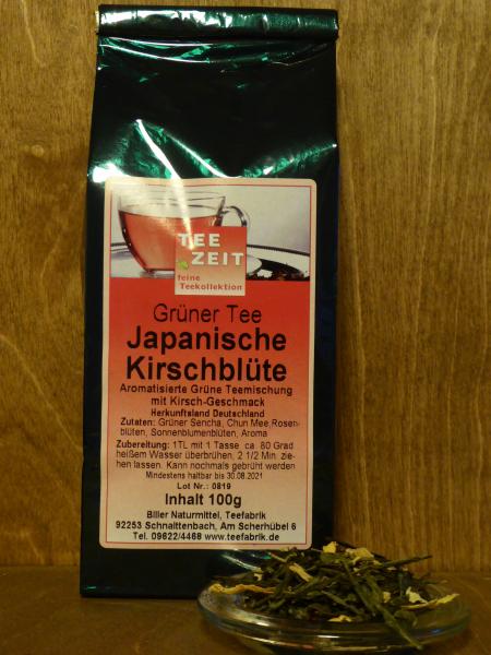 Grüner Tee Japanische Kirschblüte