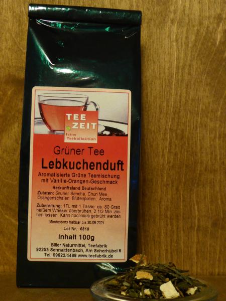 Grüner Tee Lebkuchen-Duft