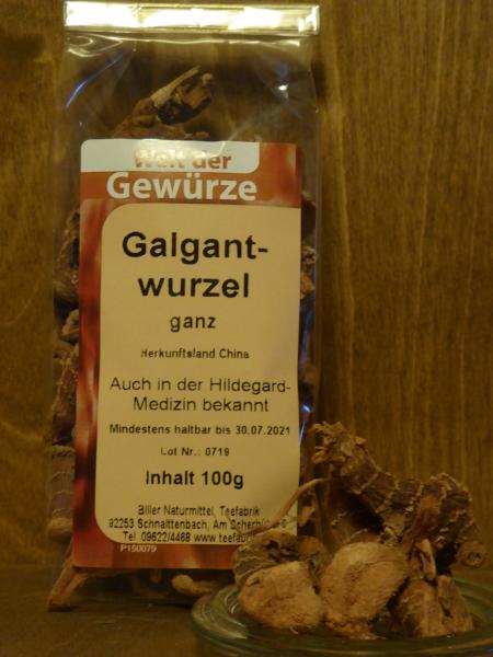 Galgantwurzel ganz