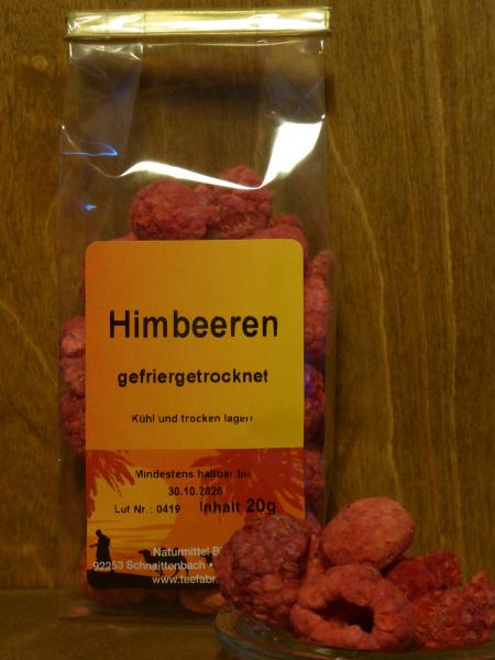 Himbeeren gefriergetrocknet