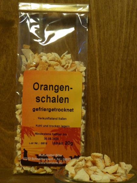 Orangenschalen gefriergetrocknet 20g