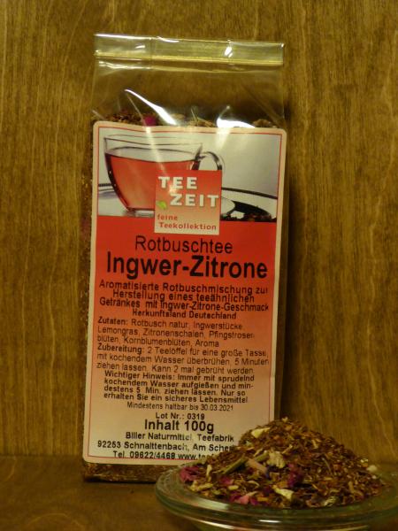 Rotbusch Ingwer-Zitrone