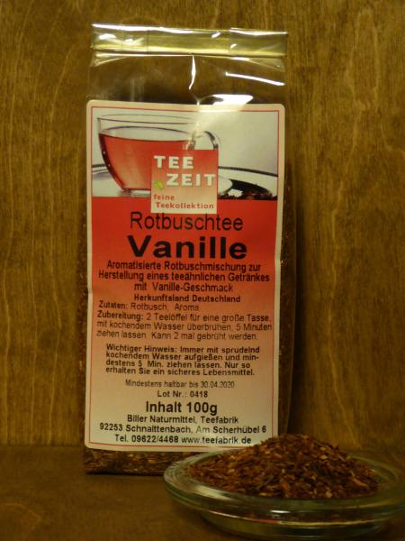 Rotbusch Vanille