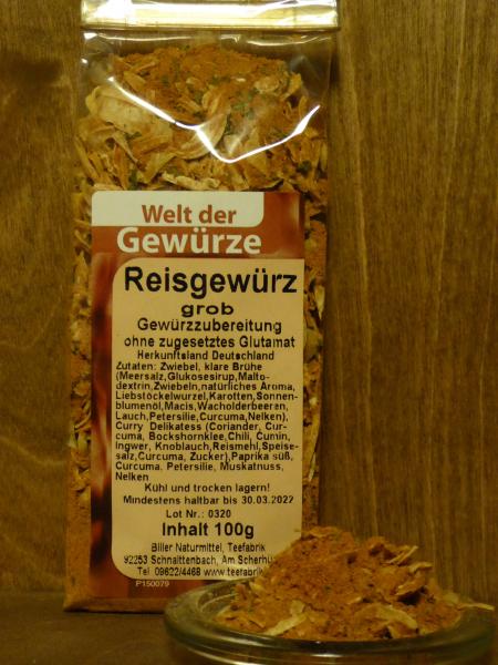 Reisgewürz grob