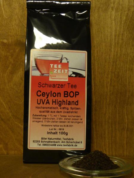 Ceylon BOP Uva Highlands