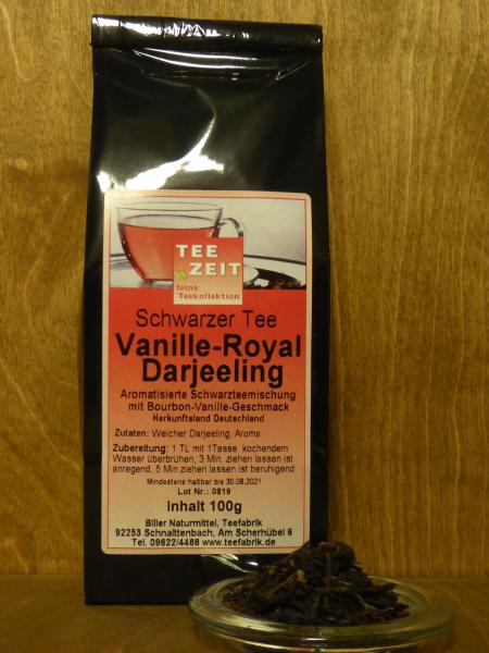 Aromatisierter Schwarztee Vanille-Royal-Darjeeling