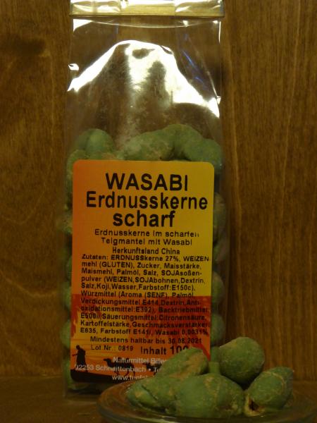 Wasabinüsse grün