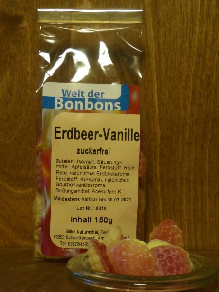 Bonbon Erdbeer Vanille - zuckerfrei -