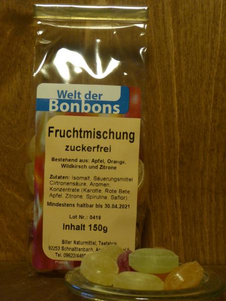 Bonbon Früchtemischung - zuckerfrei -