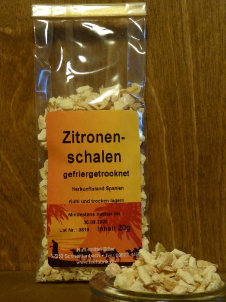 Zitronenschalen gefriergetrocknet 20g