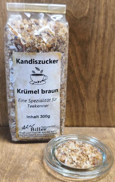 Kandiszucker Krümel braun